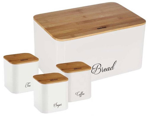Kinghoff Kh-1587 bread bin with kitchen utensil set - Breadbox - Main image
