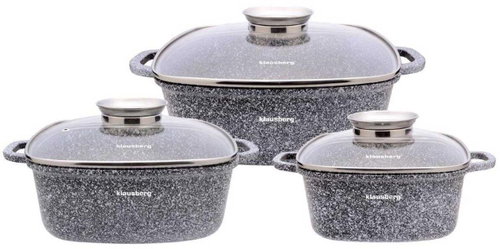 Set of marble pots Kb-7534 - Cookware Set - Main image