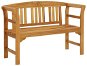 Záhradná lavica 114 cm masívne akáciové drevo, 316497 - Záhradná lavička
