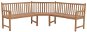 Zahradní rohová lavice 185 x 185 x 90 cm masivní teakové dřevo, 316625 - Zahradní lavice