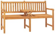 Záhradná lavička 3-miestna záhradná lavica so stolíkom 150 cm masívne teakové drevo, 316631 - Zahradní lavice