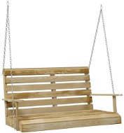 Hojdacia lavica 110 cm impregnované borové drevo, 318397 - Záhradná lavička