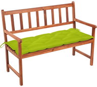 Zahradní lavice s poduškou 120 cm masivní akáciové dřevo, 3063794 - Zahradní lavice