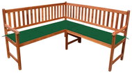 Zahradní rohová lavice s poduškami 150 cm masivní akácie, 3063800 - Zahradní lavice