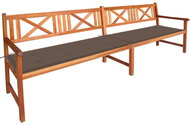 Zahradní lavice s poduškami 240 cm masivní akáciové dřevo, 3063830 - Zahradní lavice