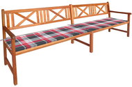 Zahradní lavice s poduškami 240 cm masivní akáciové dřevo, 3063835 - Zahradní lavice