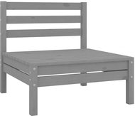 Zahradní středová pohovka šedá masivní borové dřevo, 806574 - Zahradní pohovka