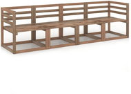 4dílná zahradní souprava z palet hnědá impregnovaná borovice, 3067601 - Zahradní pohovka