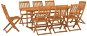 9-dielna záhradná jedálenská súprava masívne akáciové drevo, 3086976 - Záhradný nábytok