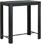 Záhradný barový stôl čierny 100 × 60,5 × 110,5 cm polyratan, 45874 - Záhradný stôl
