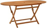 Skladací záhradný stôl 160 × 85 × 75 cm masívne eukalyptové drevo, 312454 - Záhradný stôl
