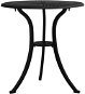 Záhradný stôl čierny 62 × 62 × 65 cm liaty hliník, 315580 - Záhradný stôl