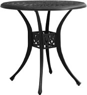 Záhradný stôl Záhradný stôl čierny 78 × 78 × 72 cm liaty hliník, 315583 - Zahradní stůl