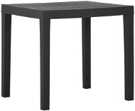 Zahradní stůl šedý 79 × 65 × 72 cm plast, 315843 - Zahradní stůl