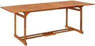 Záhradný jedálenský stôl 220 × 90 × 75 cm masívne akáciové drevo, 315946 - Záhradný stôl