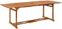 Záhradný jedálenský stôl 220 × 90 × 75 cm masívne akáciové drevo, 315946 - Záhradný stôl