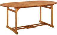 Záhradný jedálenský stôl 180 × 90 × 75 cm masívne akáciové drevo, 315948 - Záhradný stôl