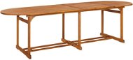 Záhradný jedálenský stôl  280 × 90 × 75 cm masívne akáciové drevo, 315950 - Záhradný stôl
