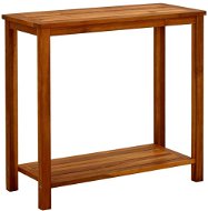 Záhradný konzolový stolík 80 × 35 × 75 cm masívne akáciové drevo, 316405 - Záhradný stôl