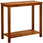 Záhradný konzolový stolík 80 × 35 × 75 cm masívne akáciové drevo, 316405 - Záhradný stôl