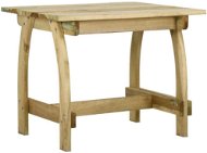 Zahradní stůl 110 × 74 × 75 cm impregnované borové dřevo, 318403 - Zahradní stůl