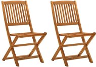 SHUMEE Židle zahradní, skládací, eukalyptus - 2ks v balení 312451 - Zahradní židle
