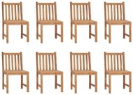 Zahradní židle 8 ks masivní teak, 3073087 - Záhradná stolička