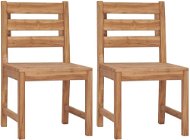 Zahradní židle 2 ks masivní teakové dřevo, 315614 - Zahradní židle