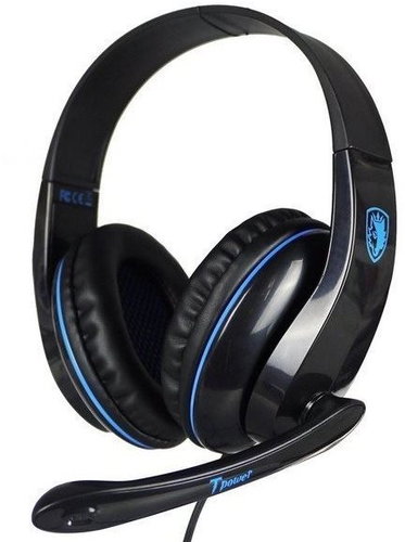 Sades T-Power black/blue - Gaming Headphones - Main image