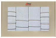 4sleep Eco towels and bath towels gift pack - white - Towel Set