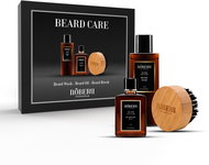 Noberu Tobacco Vanilla Beard Brush Set - Men's Cosmetic Set
