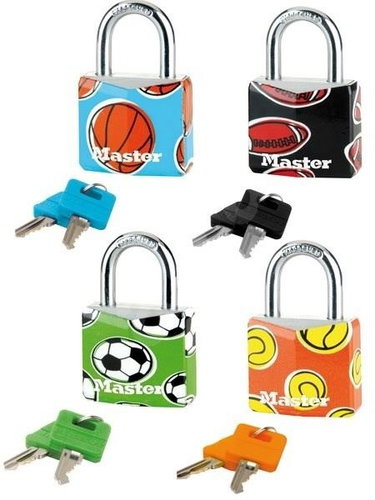 MasterLock 9130EURDPSP Solid Aluminium Padlock - 30mm - Padlock - Main image