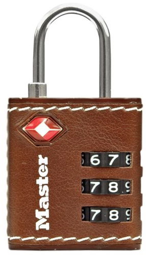MasterLock TSA 4692EURDBRN Padlock Combination Lock for Luggage - Padlock - Main image