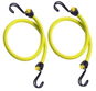 MasterLock 3022EURDAT Set of 2 Pieces of Clamping Rubber with Hooks - 100cm - Tie Down Strap