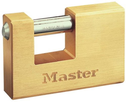 MasterLock 606EURD Rectangular Padlock for General Protection  - 60mm - Padlock - Main image