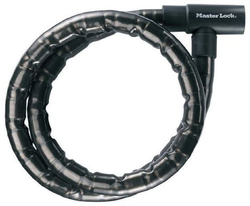 MasterLock 8115EURDPS Panceřované ocelové lanko - 120 cm - Zámek na motorku - Hlavní obrázek