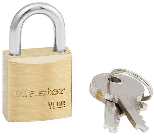 Master Lock Brass padlock for key 4140 40mm - Padlock - Main image