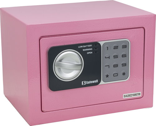 SAFEWELL Electronic Safe 17l, Pink - Security Safe - Main image