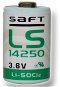 Einwegbatterie SAFT LS14250 STD Lithiumbatterie 3,6 V, 1200 mAh - Jednorázová baterie