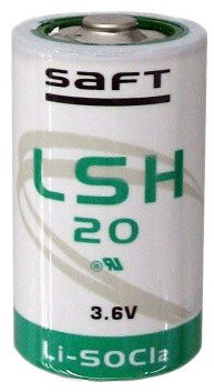 SAFT LSH20 lítium akkumulátor 3,6V, 13000mAh