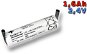 GOOWEI SAFT 2.4V 1600mAh high temperature (2STVTCs), Faston 4.8mm - Disposable Battery
