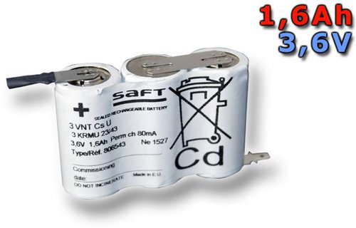 GOOWEI SAFT 3.6V 1600mAh High Temperature (3SBSVTCs) - Disposable Battery - Main image