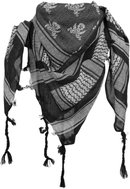 SHEMAGH SKULL BLACK/WHITE - Kerchief