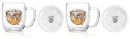 Sahm Beer mug with motif Cruel Thirst and porcelain coaster 2 pcs - Beer Glass