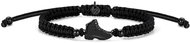 Sailbrace Night black explorer braided bracelet - Bracelet