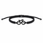 Bracelet Sailbrace Bike braided bracelet, black - Náramek