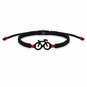 Bracelet Sailbrace Bike braided bracelet, la roja - Náramek
