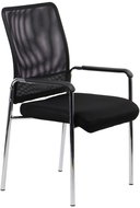 Stationary chair CN-7501/CH BLACK - Conference Chair 