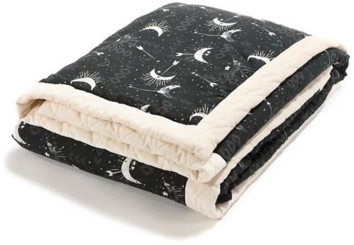 LaMillou Velvet warm blanket Dark Luna, XL - Blanket - Main image