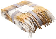 HOMLA Manoa plaid 130 × 170 cm mustard - Blanket